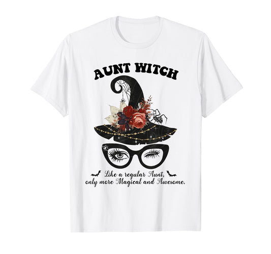 Magical Aunt Witch - Awesome Halloween Witchy Aunt Costume T-Shirt