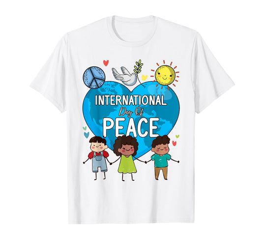 Peace Bird International Day Of Peace September 21st Kids T-Shirt