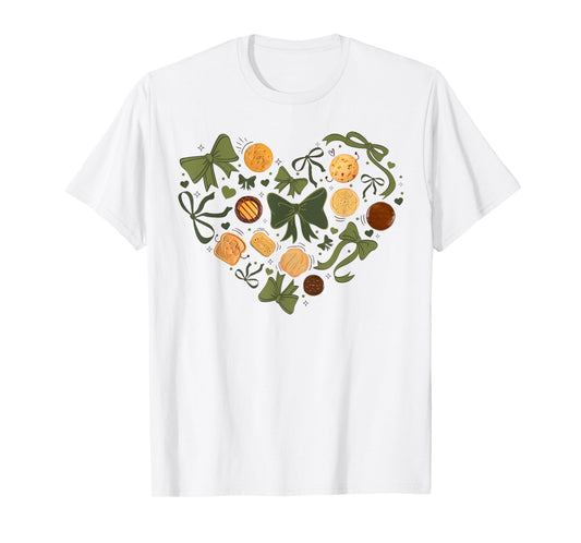 Cookie Dealer Scout Mom Cookie Season Bow Coquette Girls Kid T-Shirt