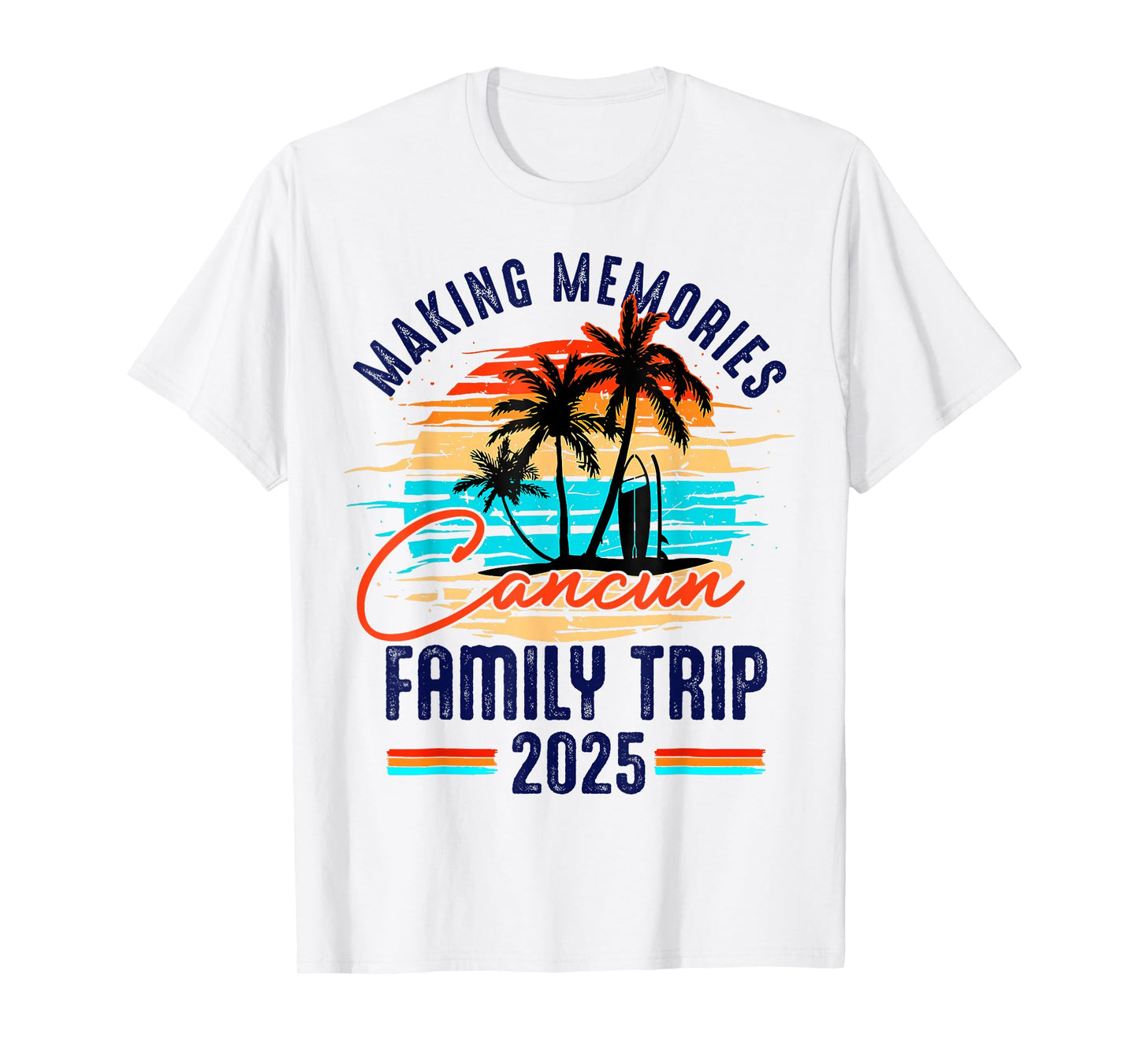 Family Cancun Vacation 2025 Summer Vacation Matching Group T-Shirt