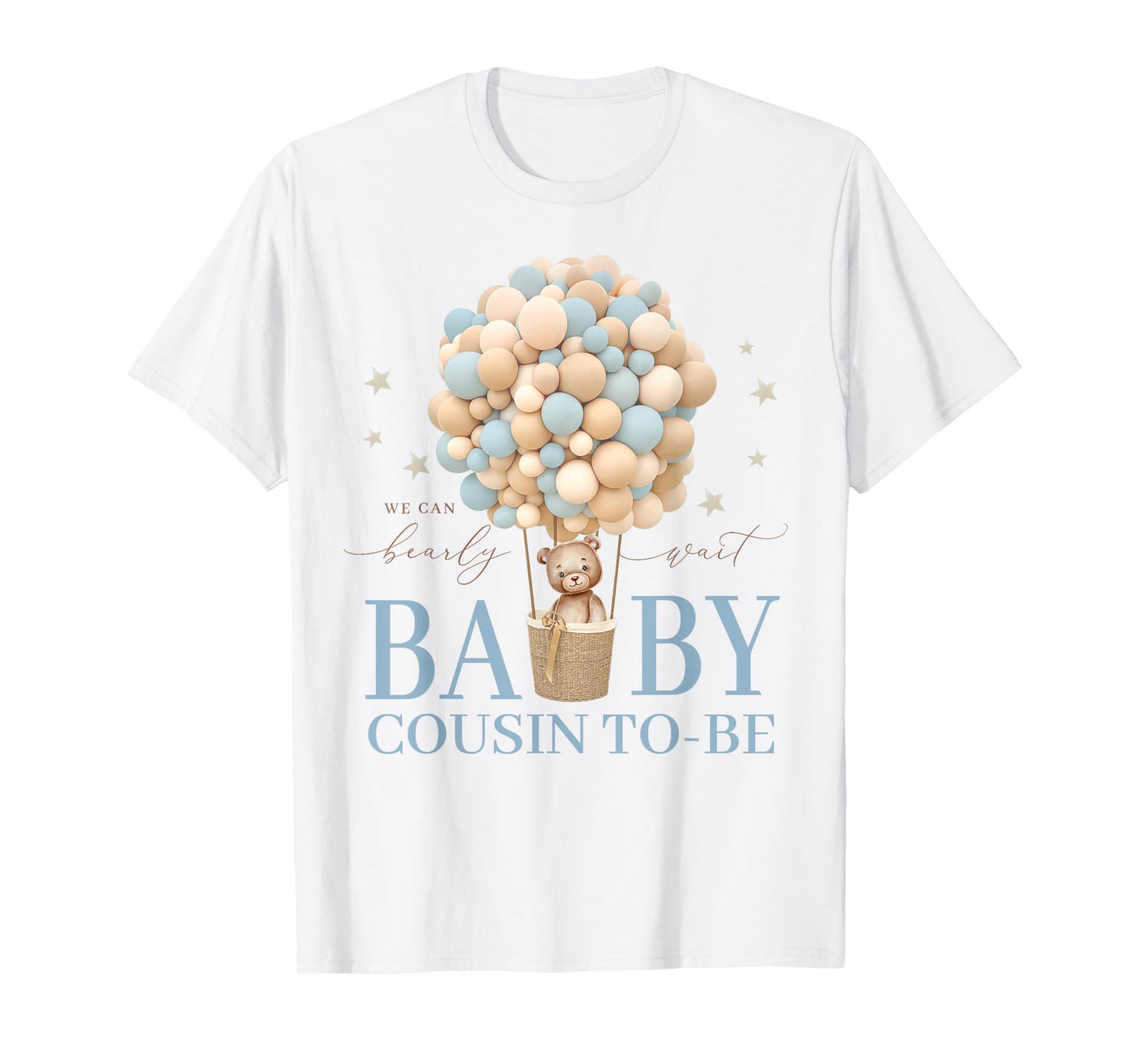 Cousin We Can Bearly Wait Baby Shower Bear Family Matching T-Shirt