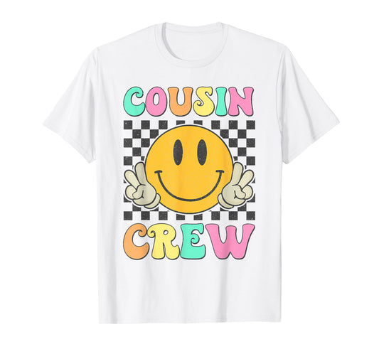 Cousin Crew Summer Vacation Beach Family Matching Kids Girls T-Shirt