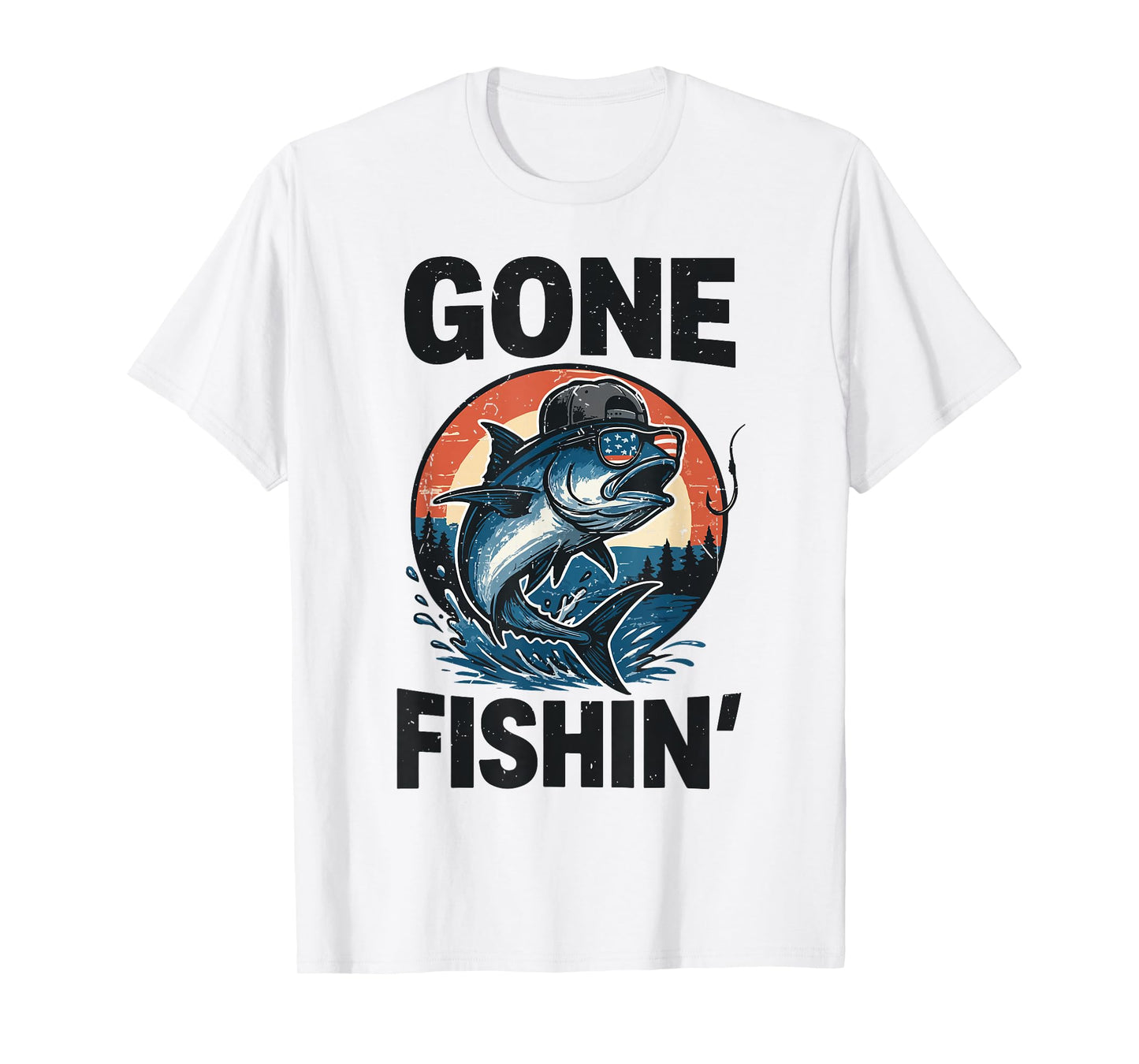 Bluefin Tuna Gone Fishing Youth Boy Toddler Funny Deep Sea T-Shirt