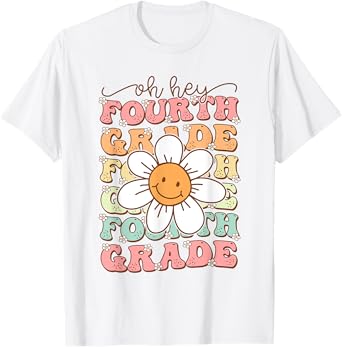 Back To School Oh Hey Fourth Grade Teachers Women Student T-Shirt
