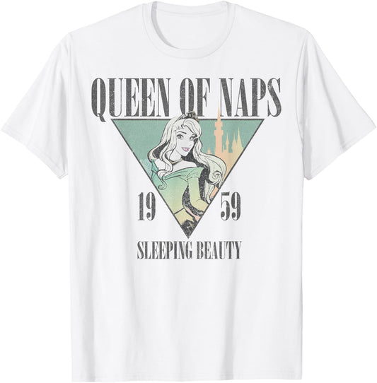 Disney Sleeping Beauty Nap Queen 1959 Short Sleeve T-Shirt