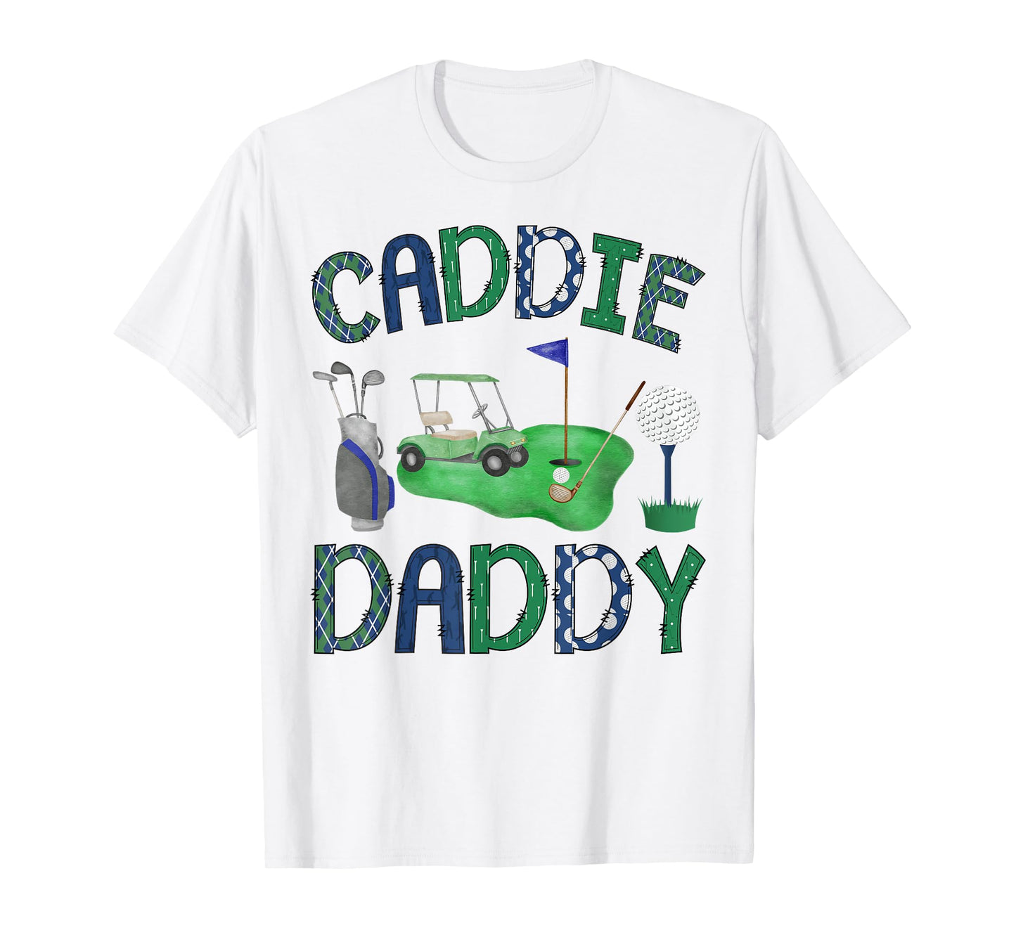 Caddie Daddy Hole in One Birthday Golf Lover Party T-Shirt