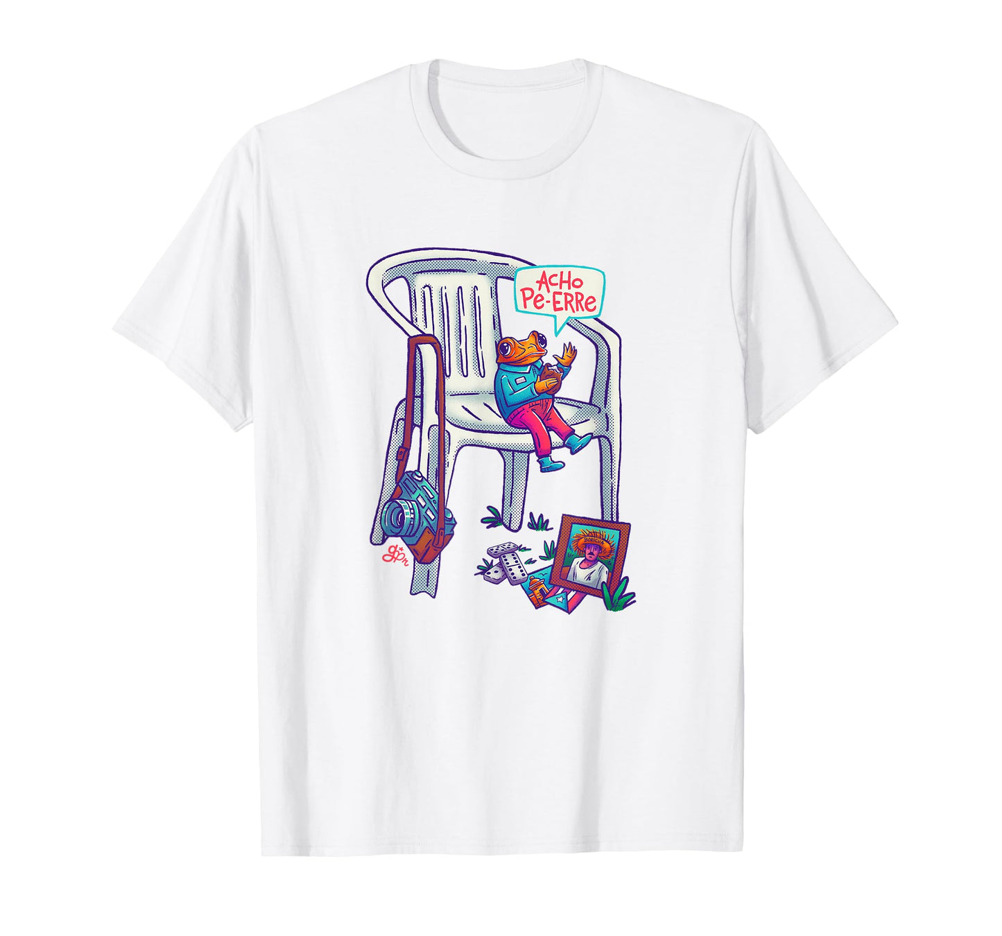 Sapo Concho Acho Pe Erre Puerto Rico Bandera Boricua T-Shirt