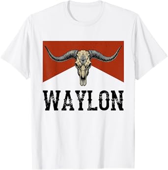Vintage Waylon Name Distressed Retro Styles 70s 80s Gifts T-Shirt