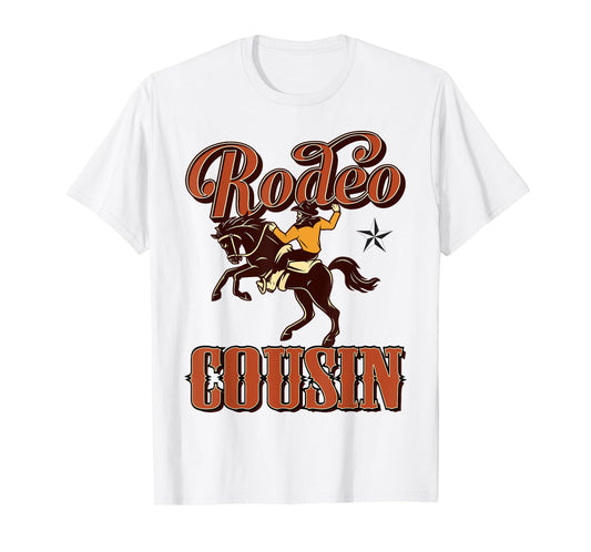 Cousin Birthday Cowboy Cowgirl Western Rodeo Cuz Bday Party T-Shirt