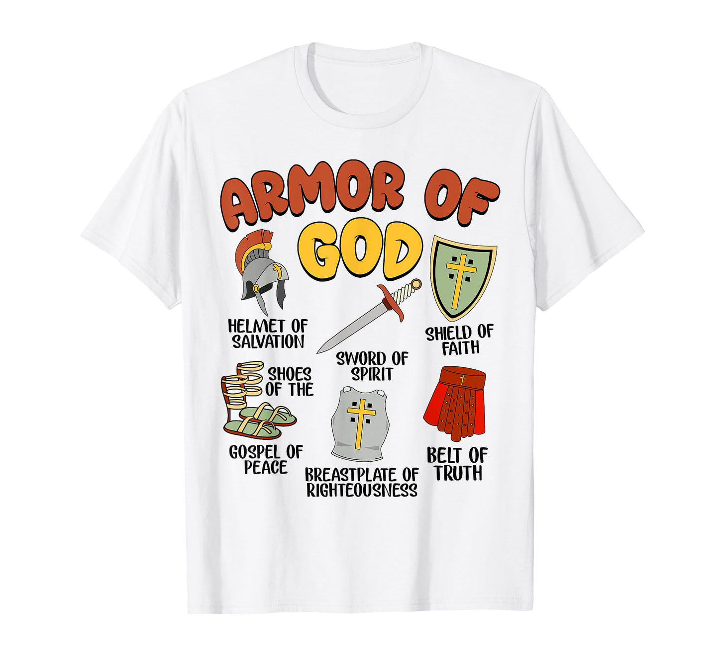 Toddler Armor of God Boy Kids Funny Christian Jesus is King T-Shirt