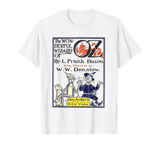 Classic Vintage Book Cover "The Wonderful Wizard of Oz" T-Shirt