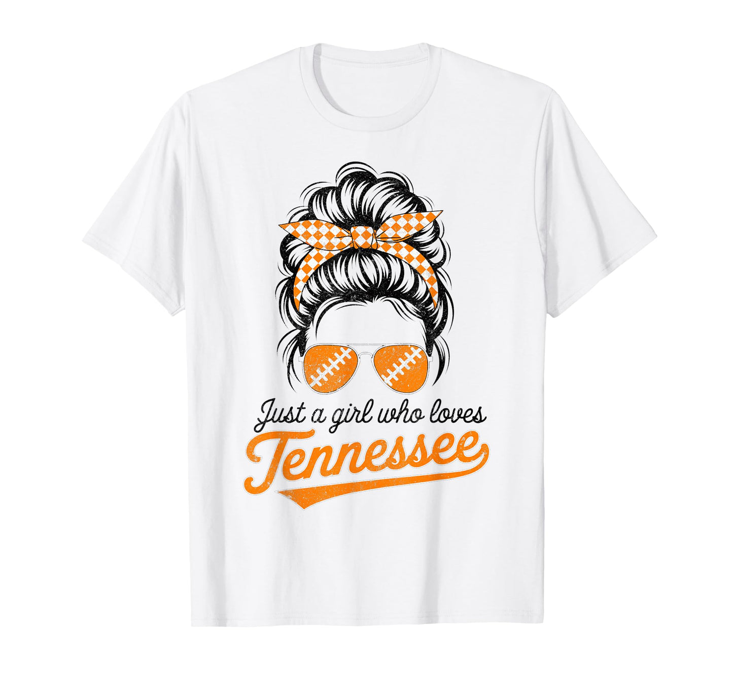 Just a Girl Who Loves Tennessee Tennessee Women Girls Moms T-Shirt