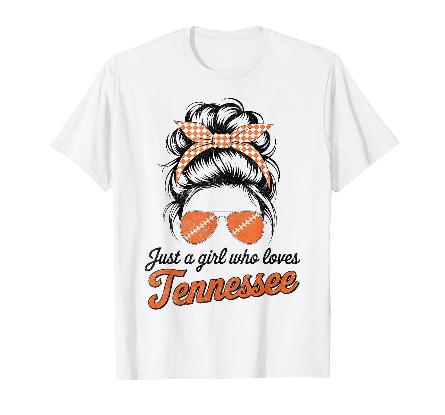 Just a Girl Who Loves Tennessee Tennessee Women Girls Moms T-Shirt