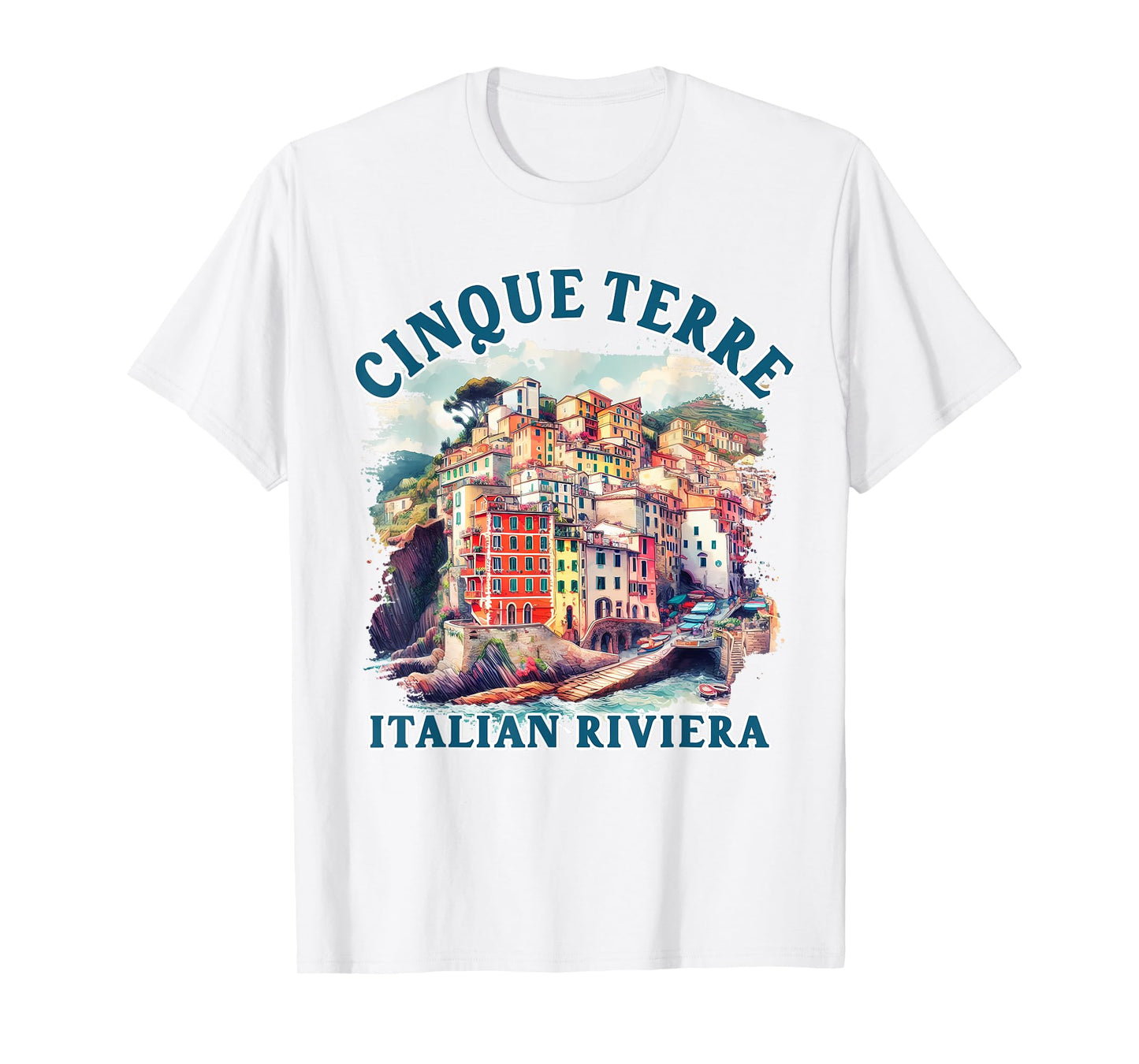 Cinque Terre Travel Italy Trip Cinque Terre Italian Riviera T-Shirt