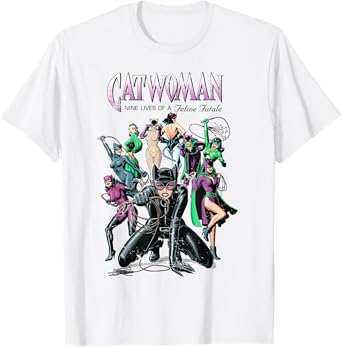 DC Catwoman Cover Nine Lives T-Shirt