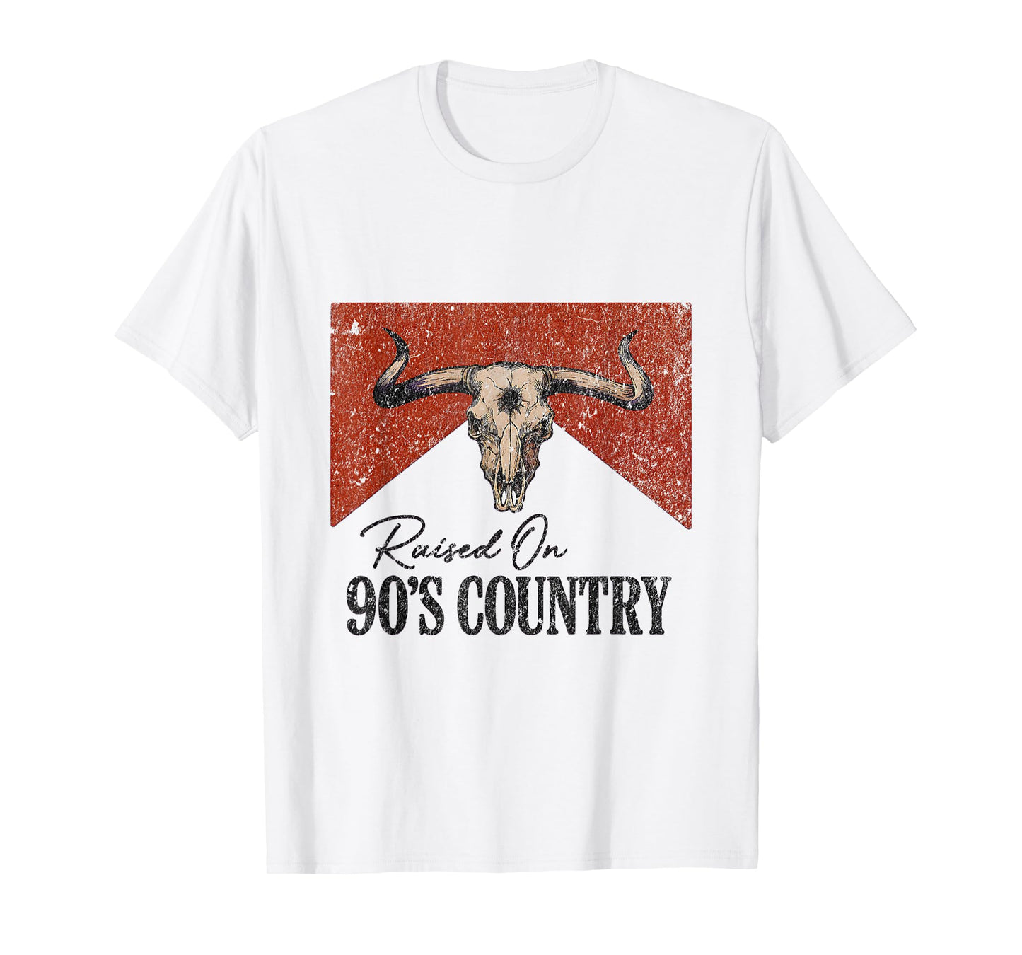 Raised On 90s Country Shirt Womens Cute Vintage T-Shirt