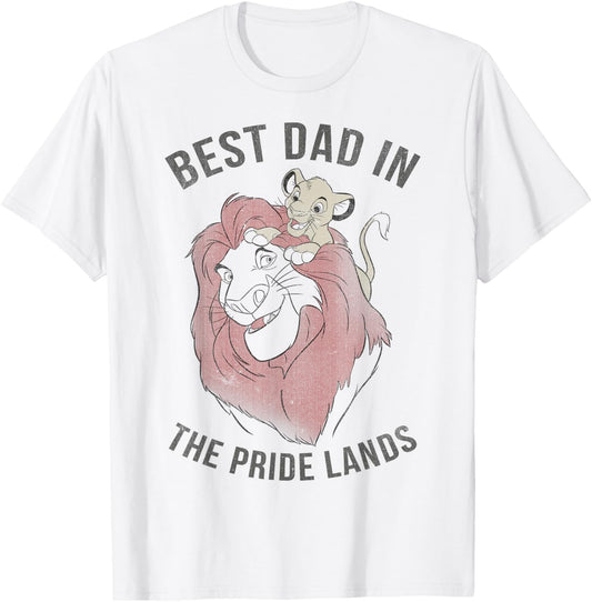 Disney The Lion King Father's Day Simba & Mufasa Best Dad T-Shirt