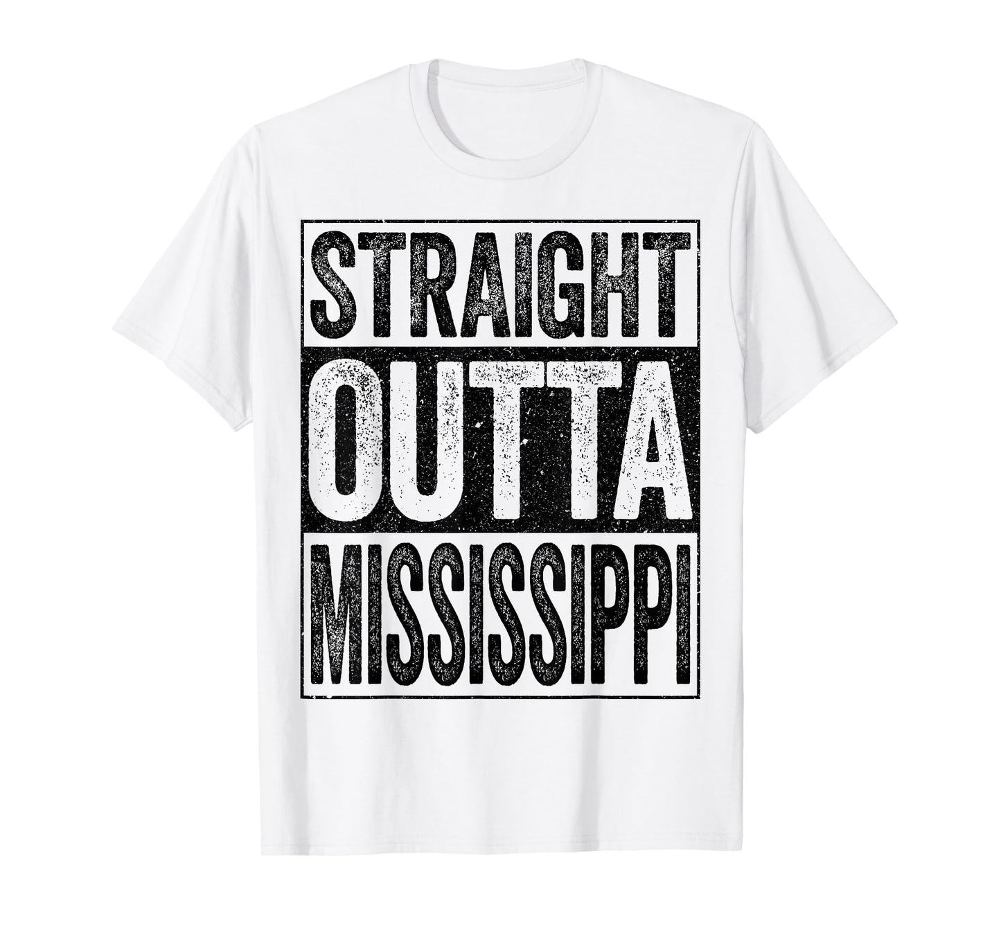 Straight Outta Mississippi Shirt Men Women Kids MS State T-Shirt