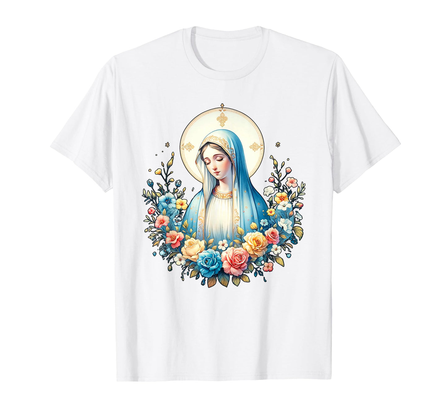 Our Lady of Lourdes Powerful Symbol Saint Mary Mother Mary T-Shirt