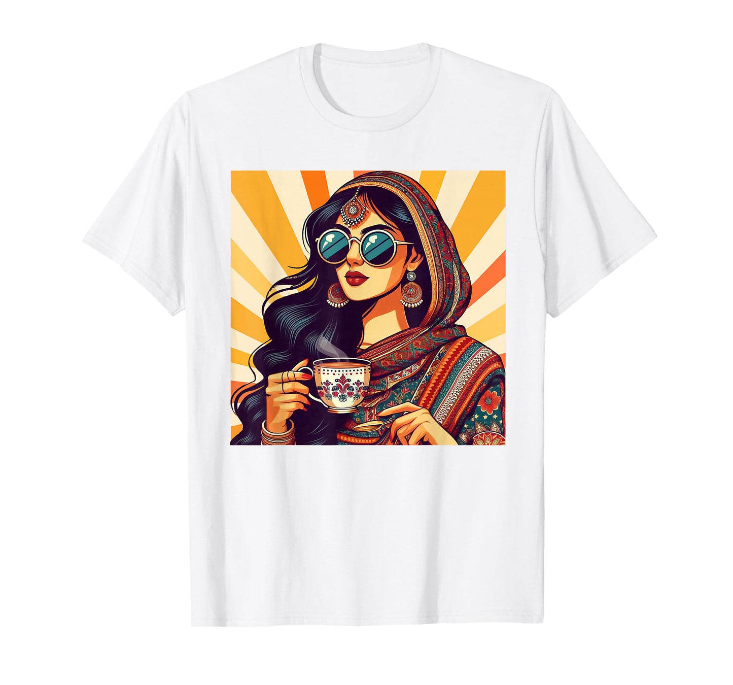 Indian Girl Indian Masala Chai Bollywood Meet Me In India T-Shirt