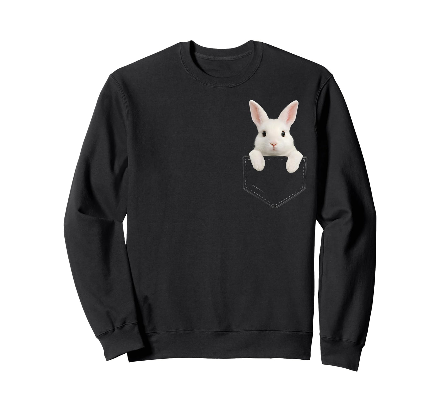 Cute Bunny Pocket Rabbit Easter Men Women Boys Girls Kids T-Shirt
