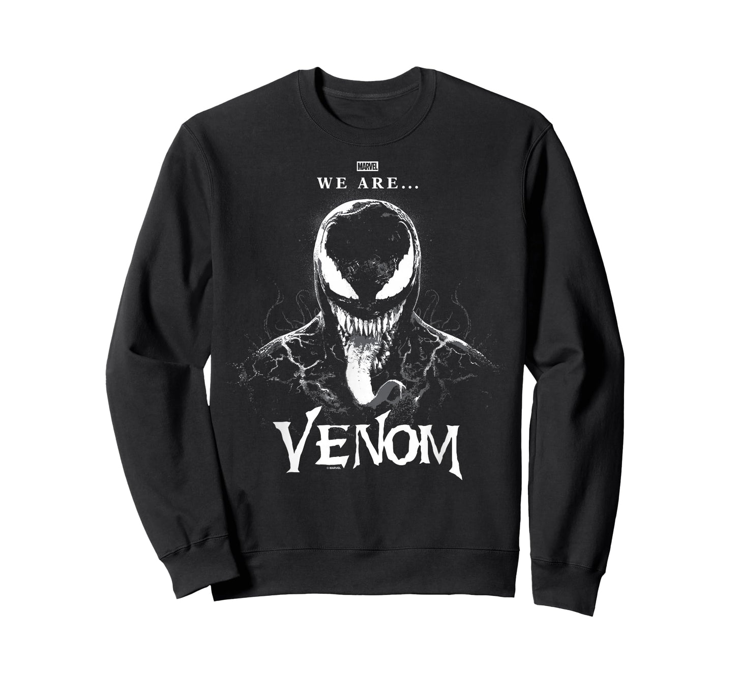 Marvel - Venom - Oversized Portrait T-Shirt - Sweatshirt | Black