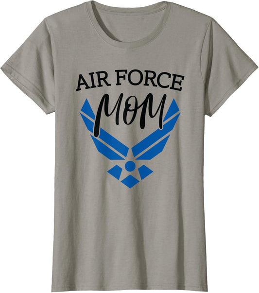 Logo Airforce Mom Shirts For Women-Cool Gifts for Moms T-Shirt