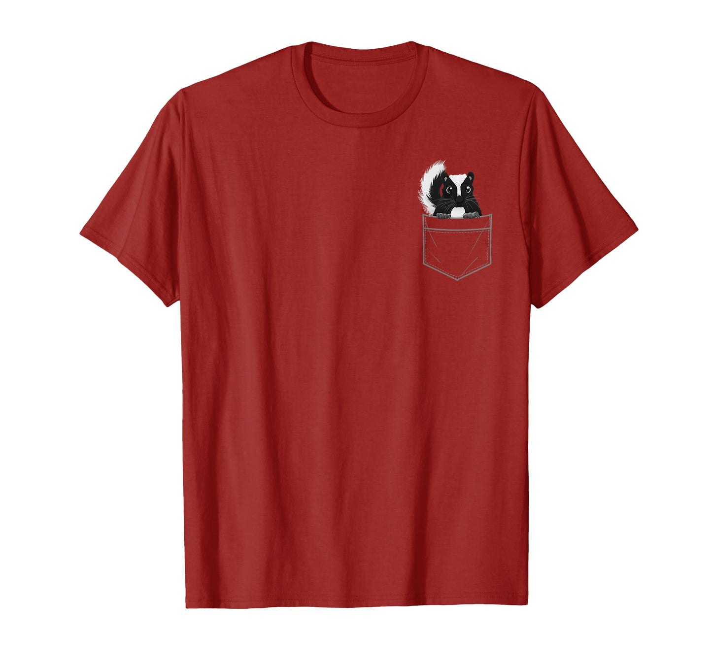 Cute Skunk Design For Men Women Kids Zoo Animal Skunk Lover T-Shirt