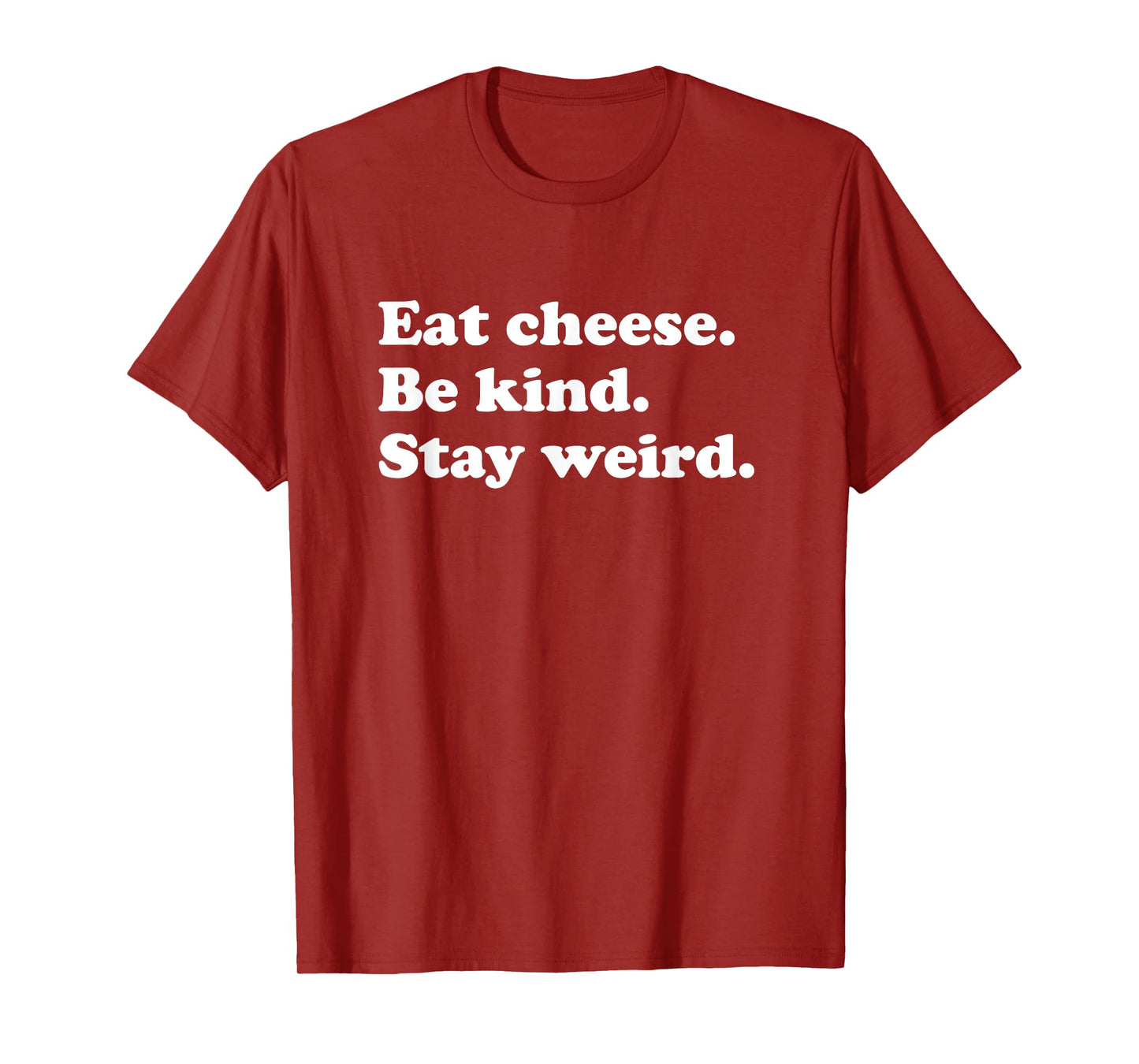 Men Women Teens Boys or Girls Funny Cheese T-Shirt