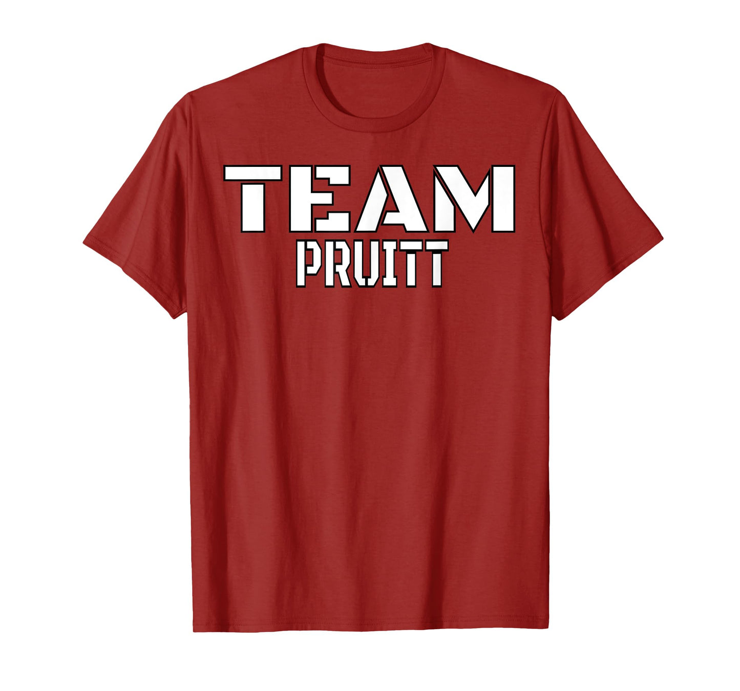 Team Pruitt Unique Personalized Matching Family T-Shirt