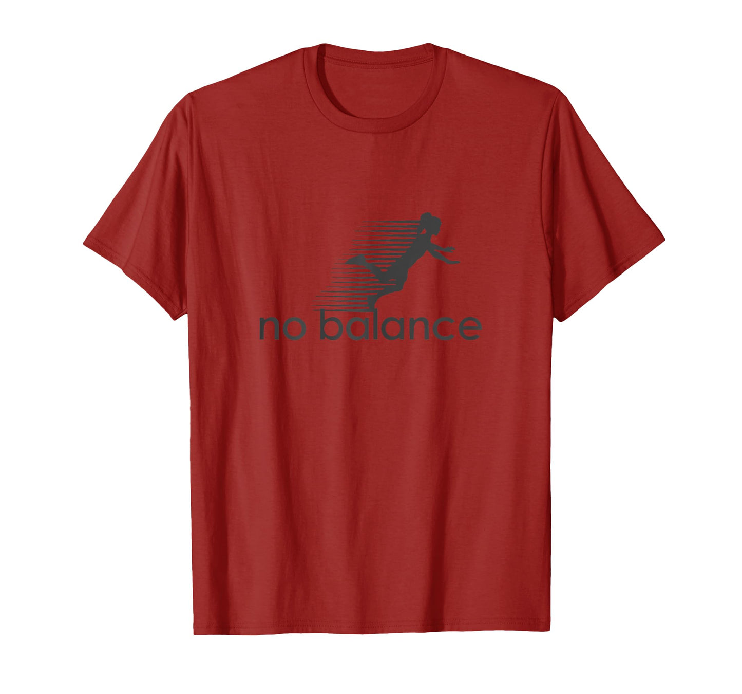 No Balance Girl - Funny Parody Design for Sports and Humor T-Shirt