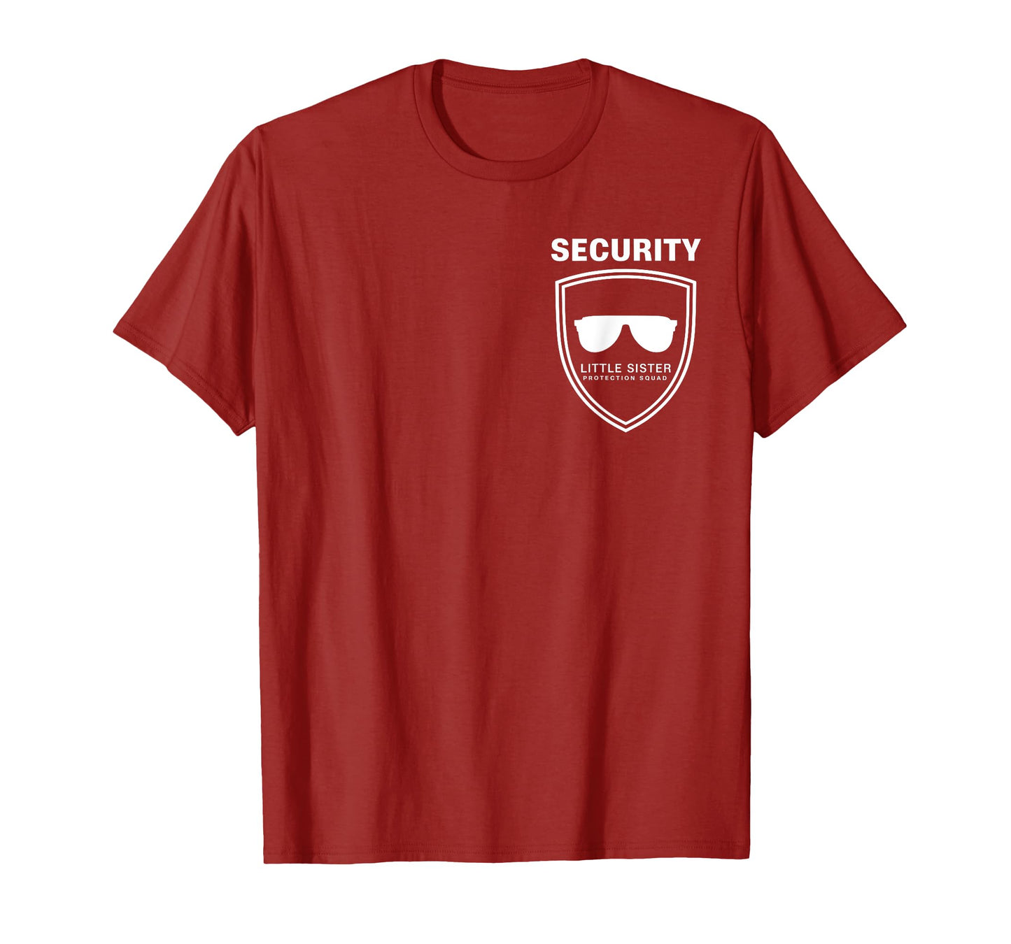 Security Little Sister Protection Squad Funny Brothers Boys T-Shirt