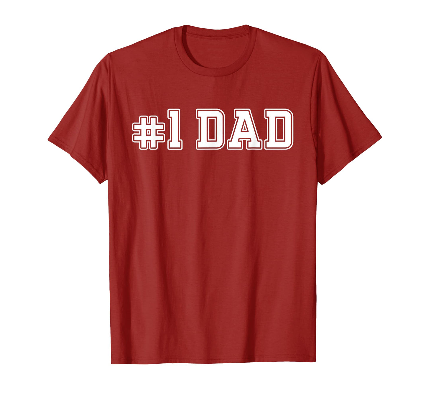 #1 Dad Best Dad Father's Day Number One Dad T-Shirt