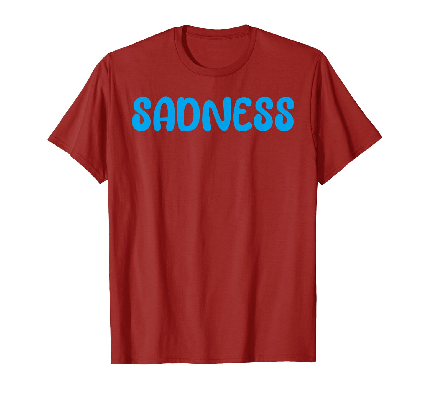 Sadness Lazy Halloween Costume Funny Last Minute Womens Kids T-Shirt