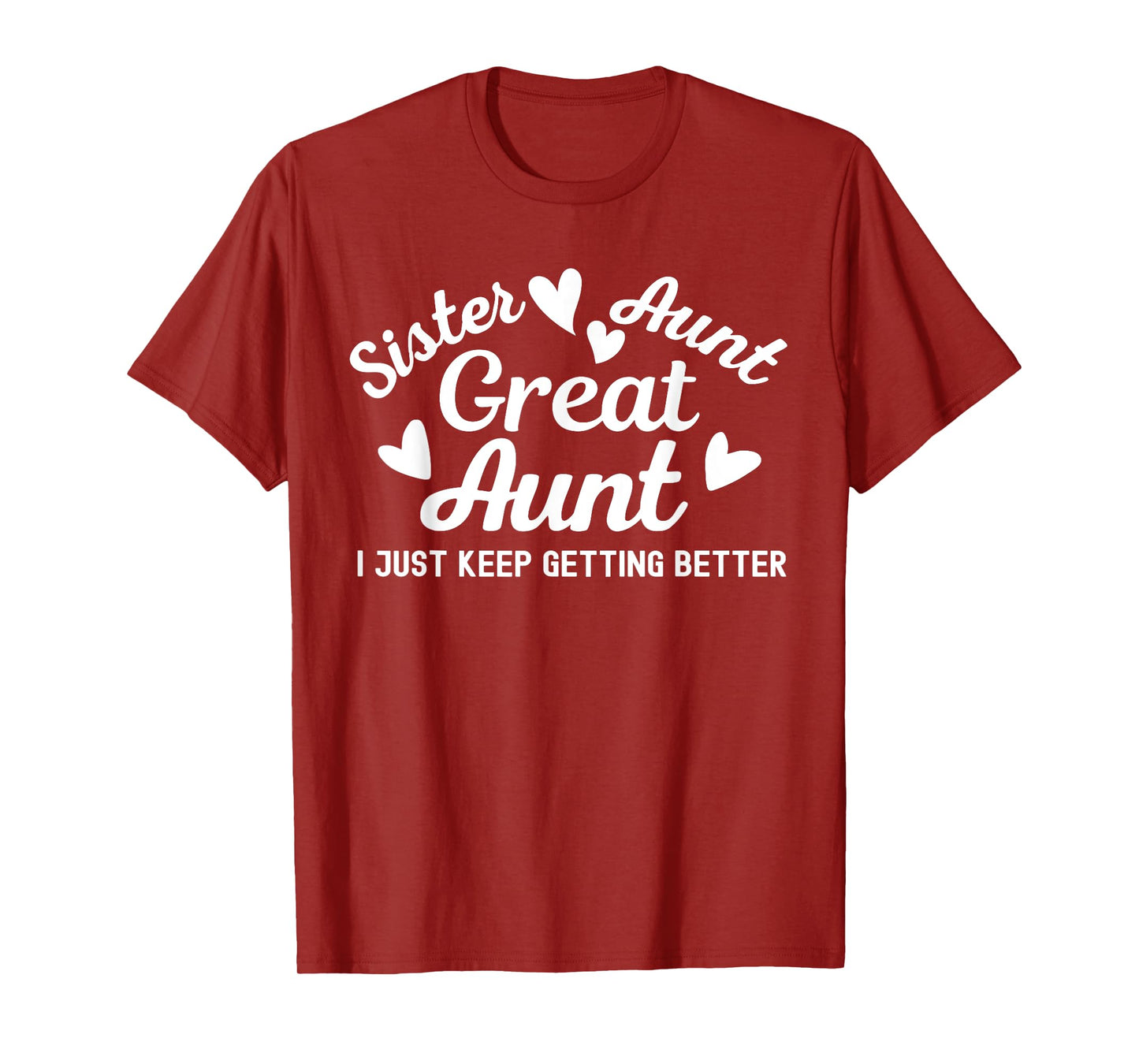 Funny Gifts for Aunt: Grandkids Sister Great Aunt T-Shirt