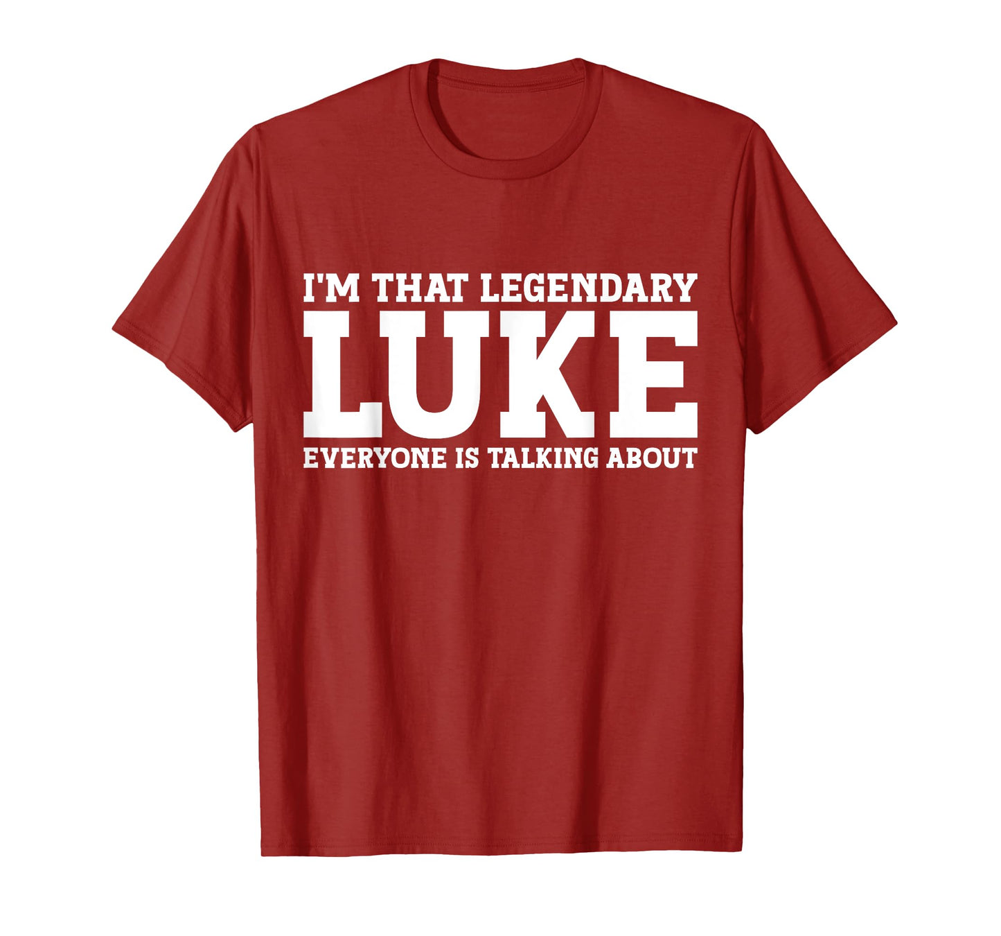 Luke Surname Funny Team Family Last Name Luke T-Shirt
