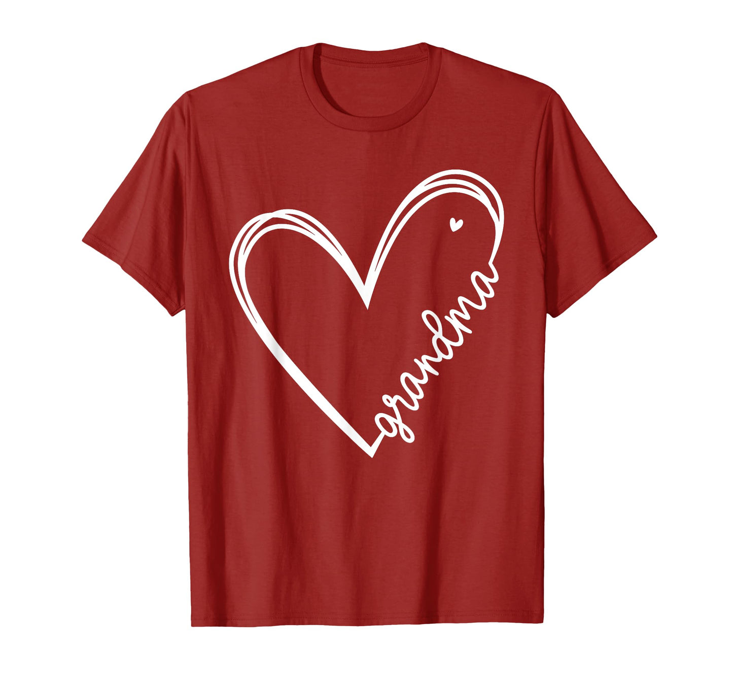 Grandma Heart Women for Christmas Mother's Day Birthdays T-Shirt
