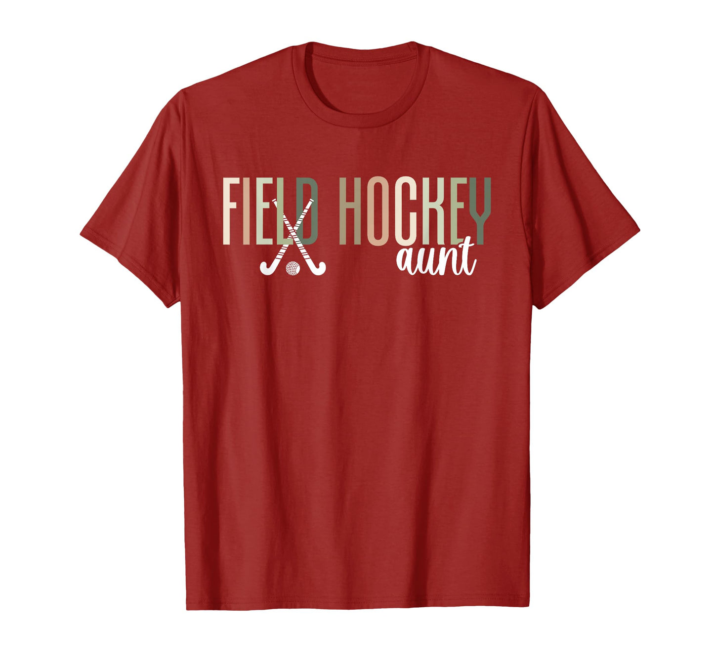 Field Hockey Aunt Of A Field Hockey Player Auntie T-Shirt