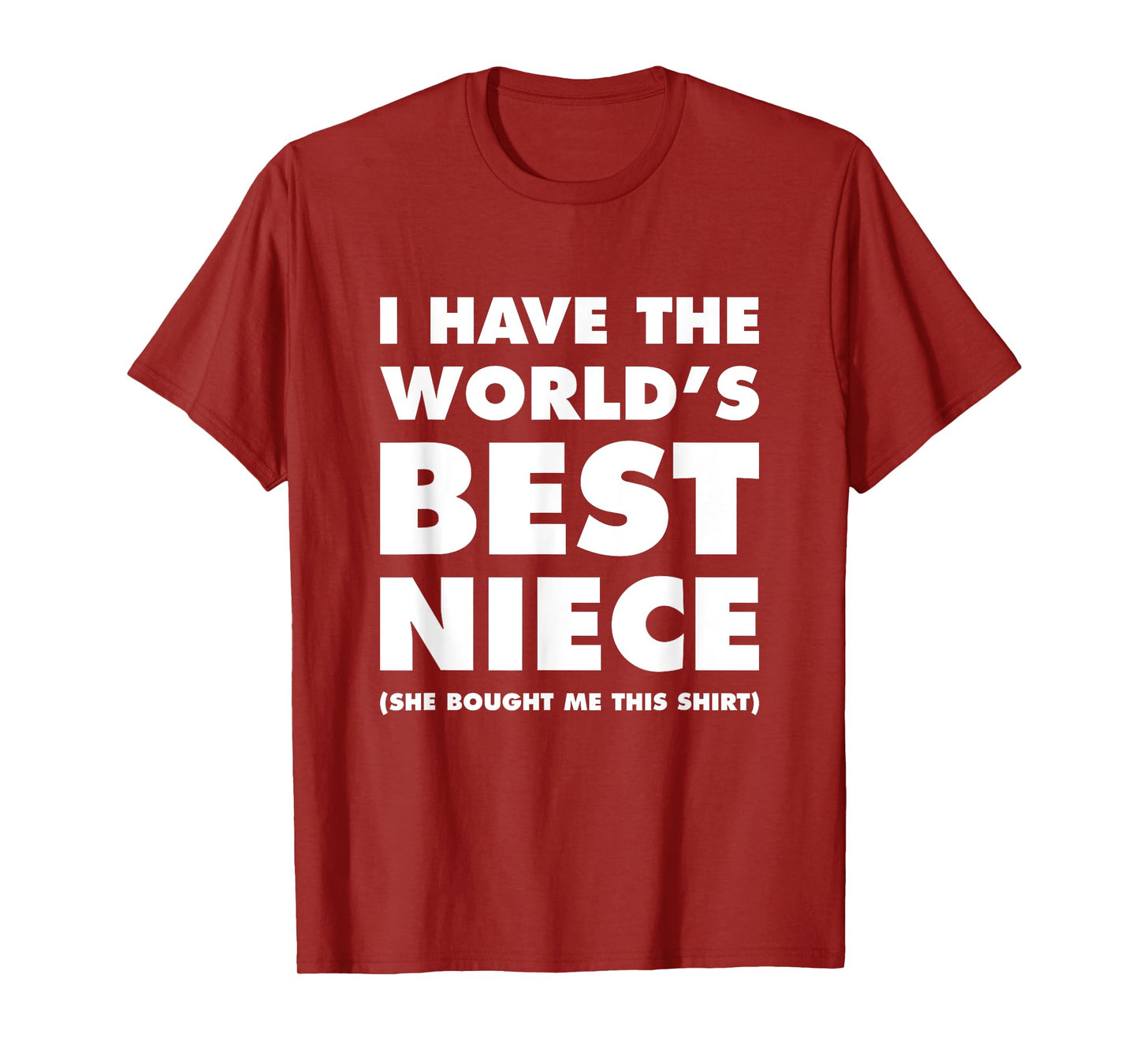 I Have The World's Best Niece Funny T-shirt For Aunts