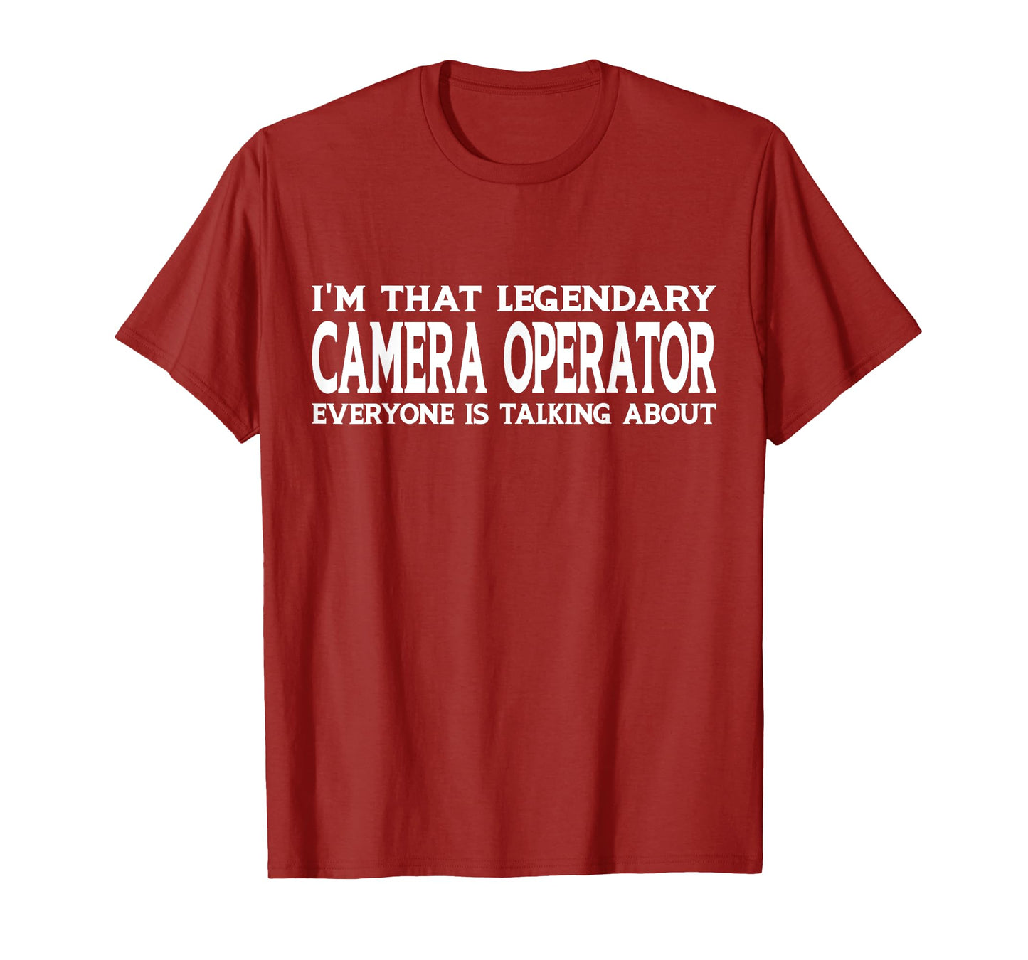 Camera Operator Job Title Employee Funny Camera Operator T-Shirt