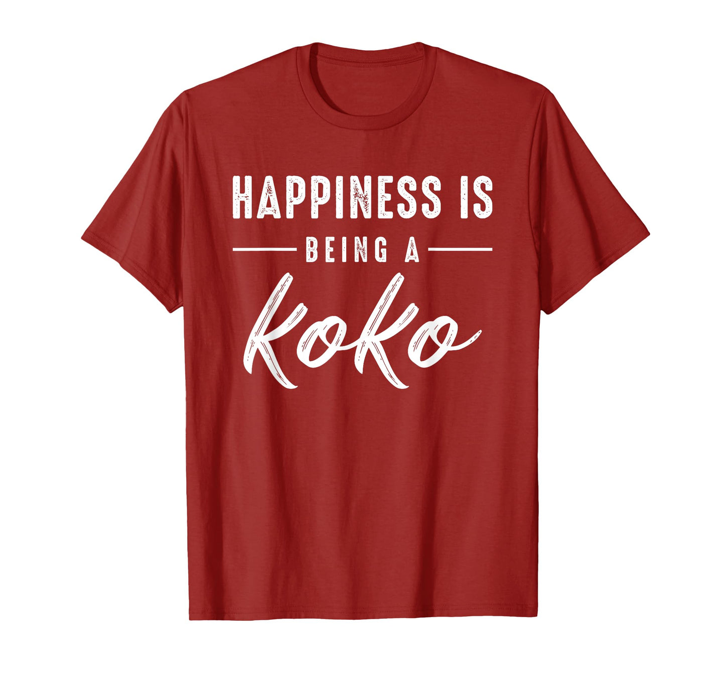 Happiness Is Being A Koko For Cute Grandma Mothers Day T-Shirt