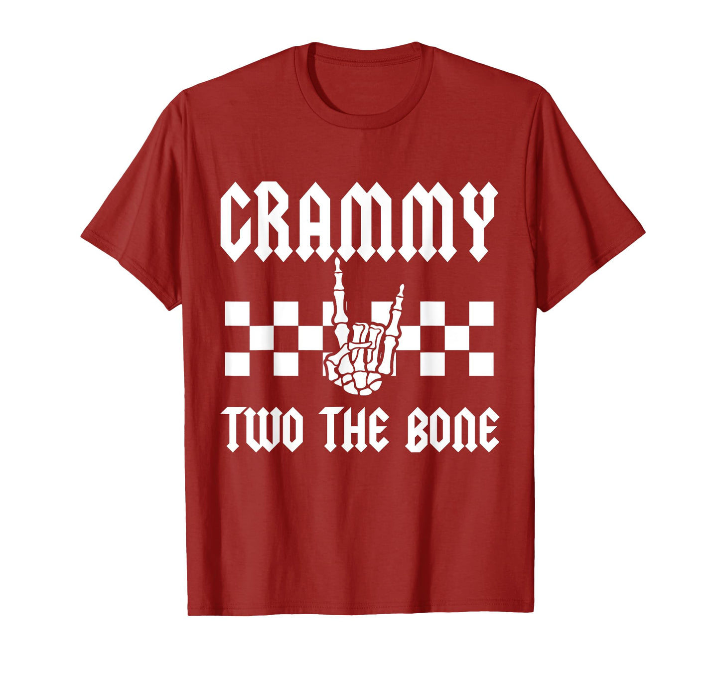Grammy Two The Bone Skeleton Hand 2nd Birthday Boy Girl T-Shirt
