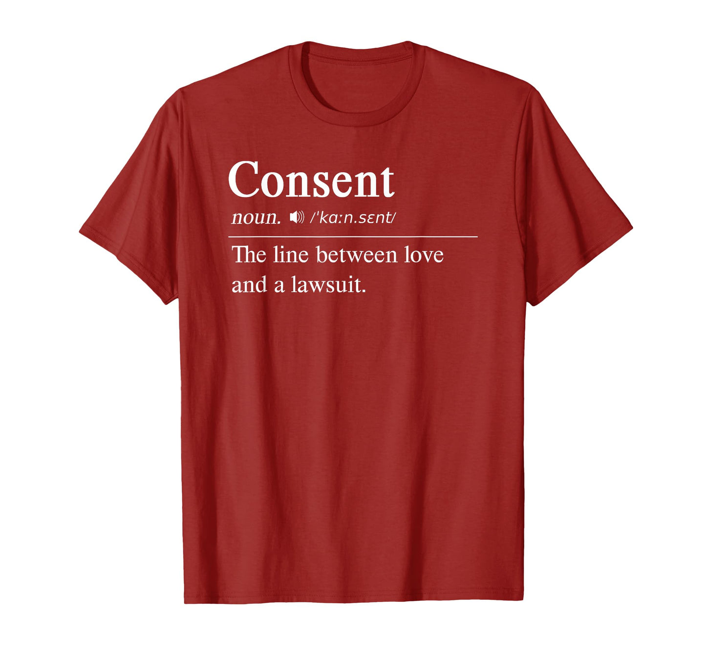 Consent Noun Definition Sexual Assault Awareness 2025 T-Shirt