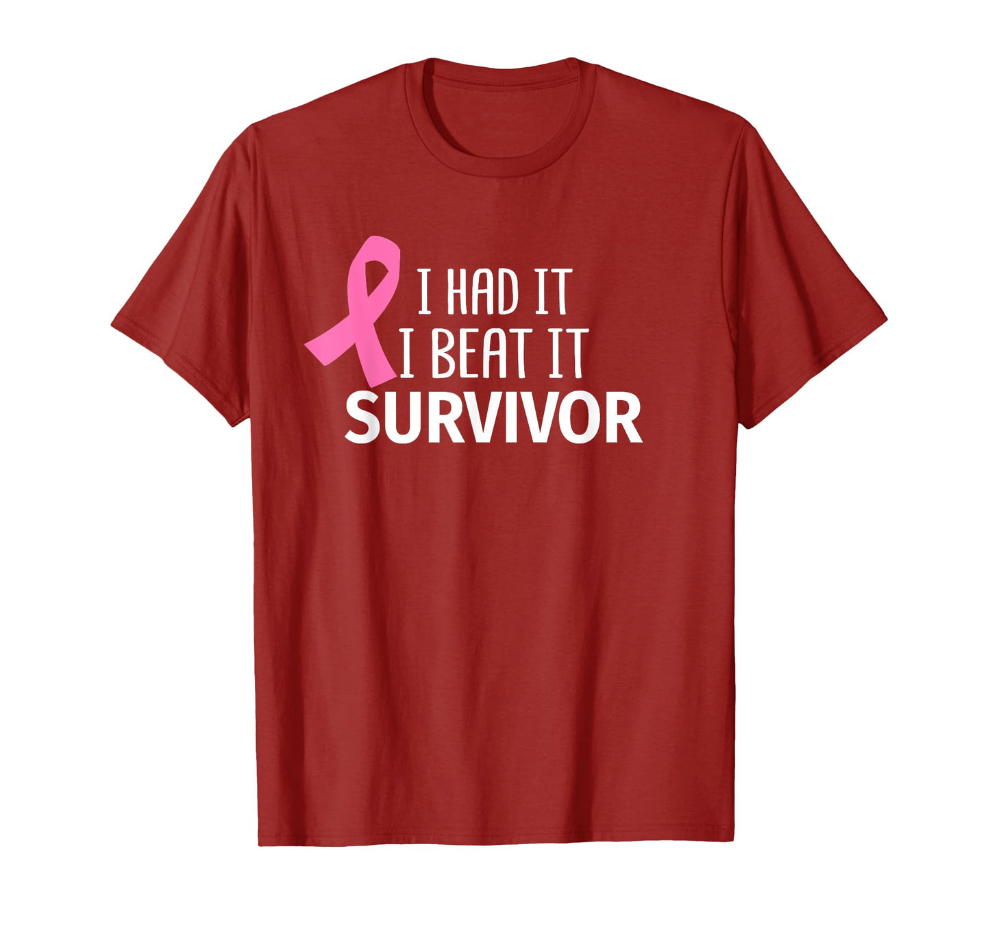 Breast Cancer I Had It I Beat It Survivor Pink Ribbon Gift T-Shirt