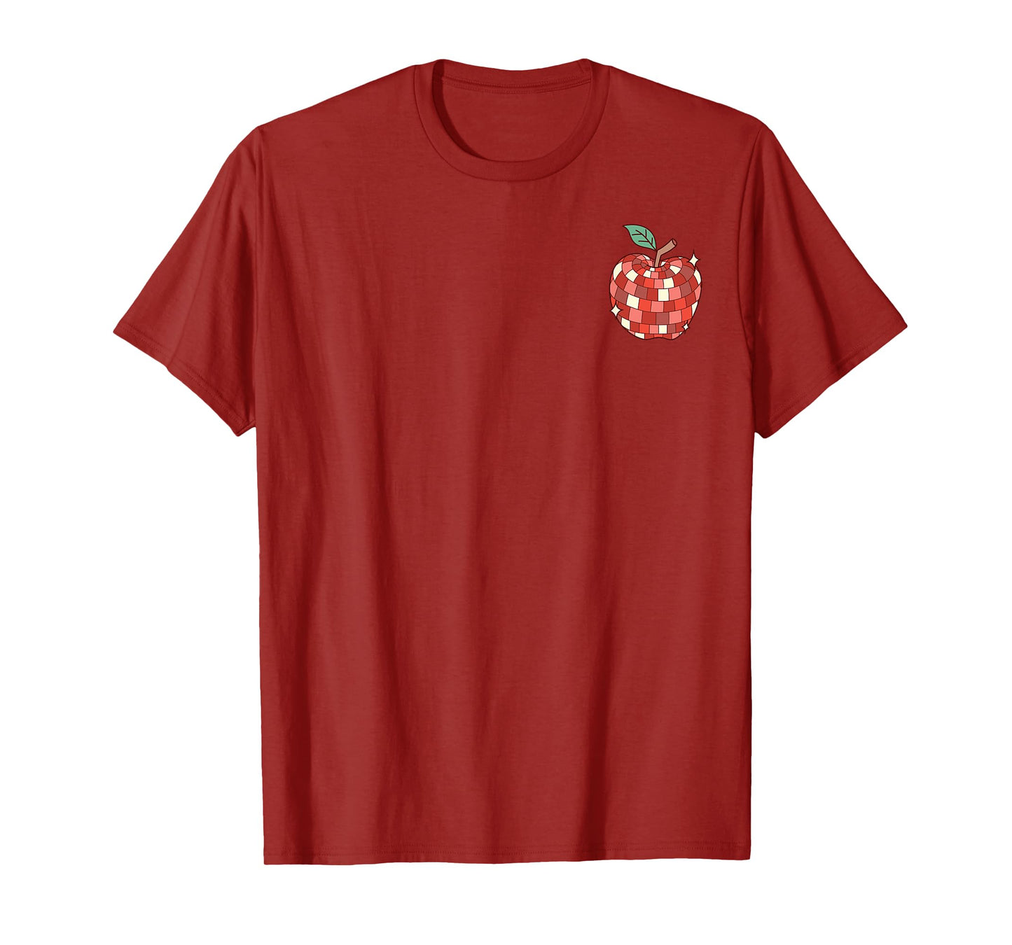 Apple Pocket Teacher Student Back To School Happy First Day T-Shirt