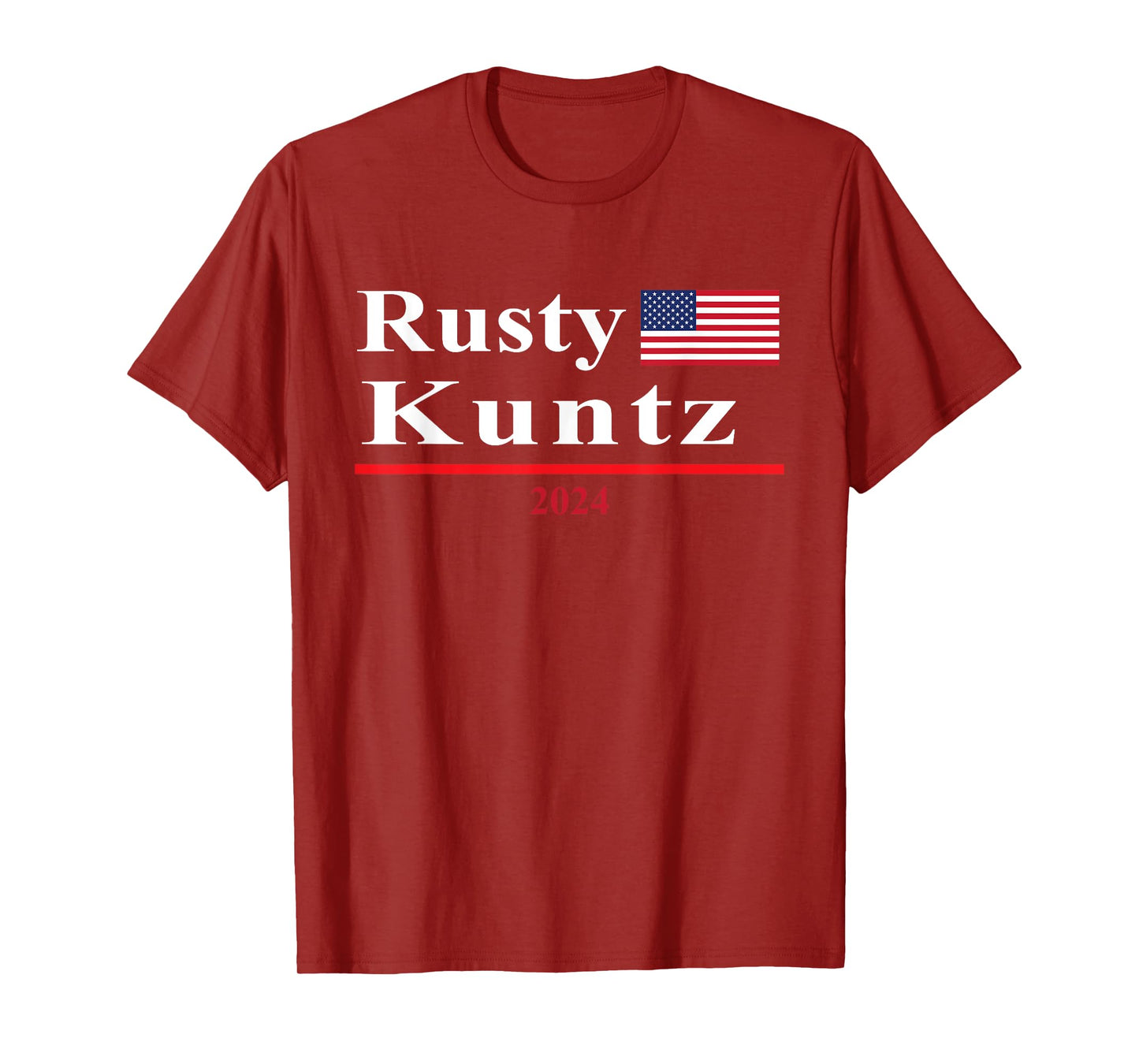 Rusty Kuntz Funny Presidential Election 2024 Parody T-Shirt