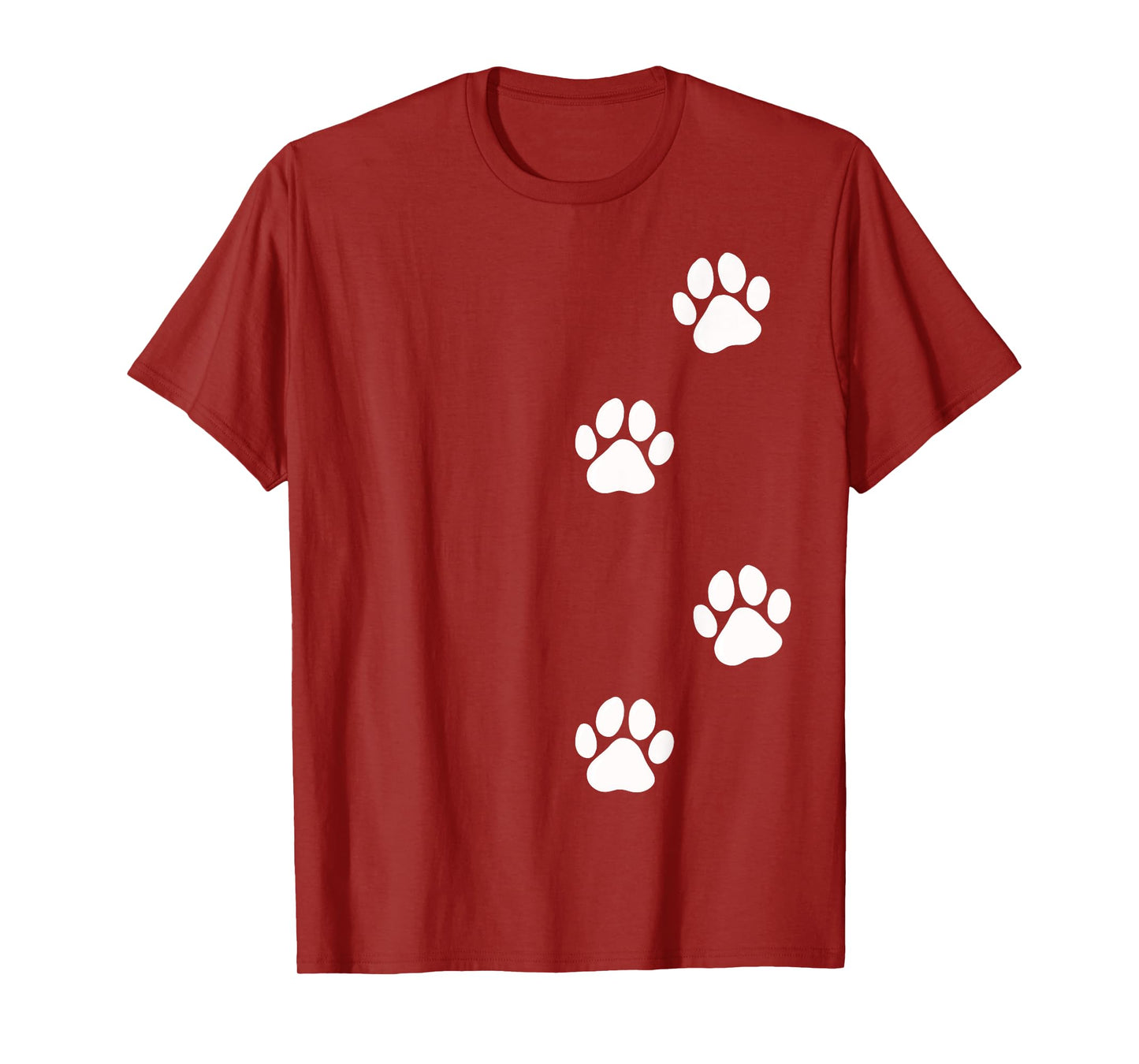 Paw Print Dog Cat Pet Lover T-Shirt for Men Women Girls Kids