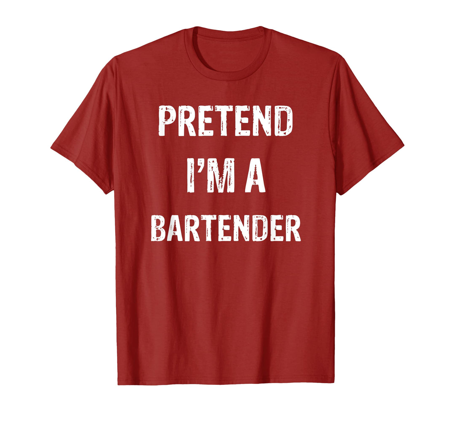 Pretend I'm A Bartender Funny Halloween Party Costume T-Shirt