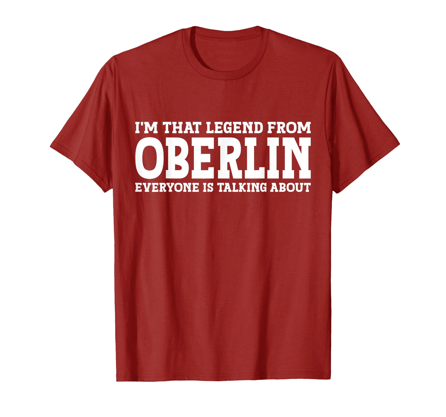 Oberlin Hometown OH Ohio Home Roots Funny City Oberlin T-Shirt