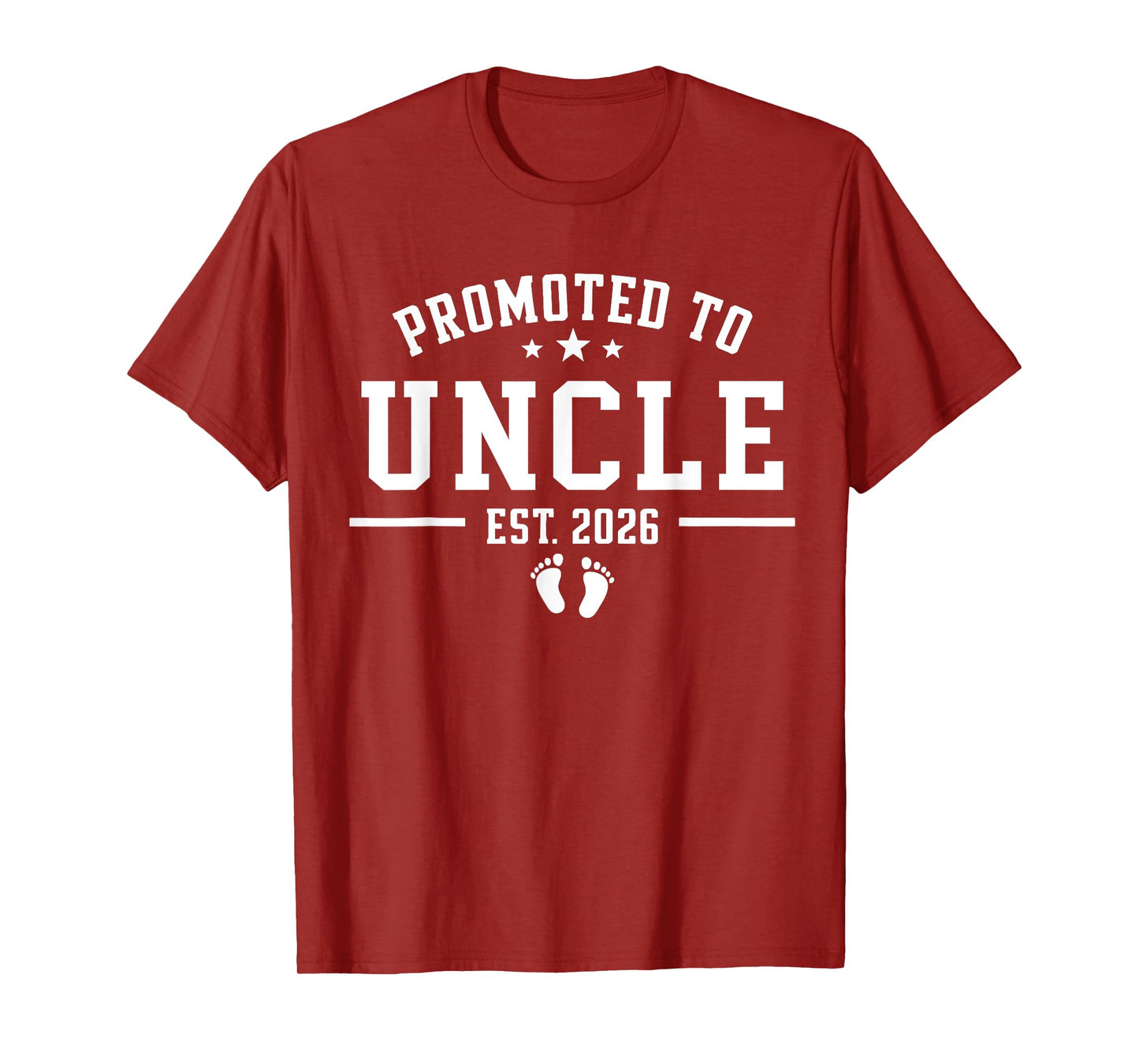 Retro Uncle Est 2026 Promoted to Uncle Fathers Day New Dad T-Shirt